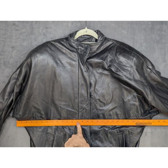 George Kriss by Maryse Roye Leather Jacket Made in Canada Womens Size 10 Vintage - Picture 8 of 12